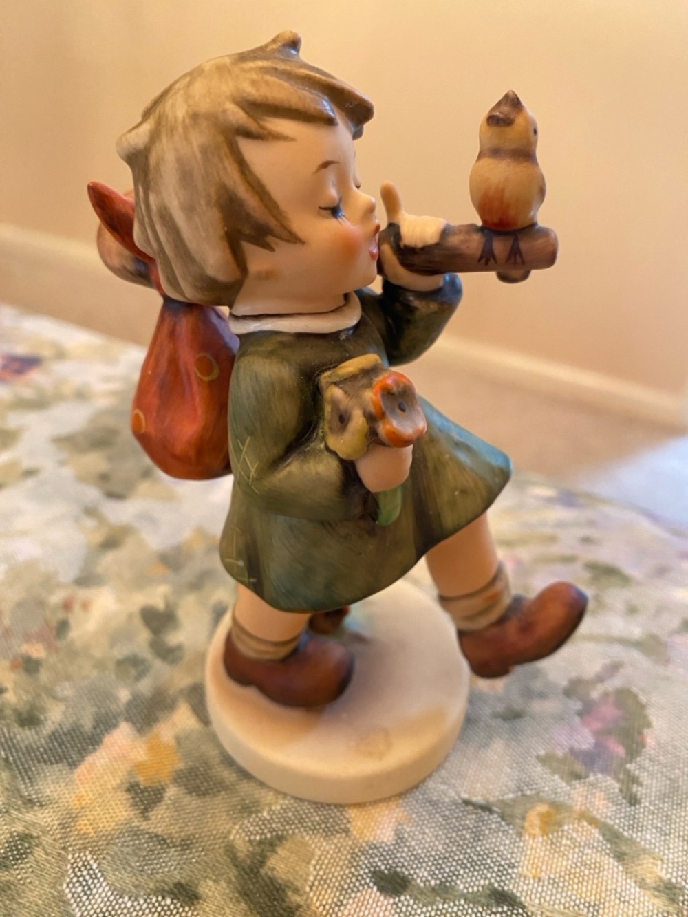 Vintage Goebel Hummel Multicolor
Porcelain Figurine #356 "Joyful
Adventure" 1971